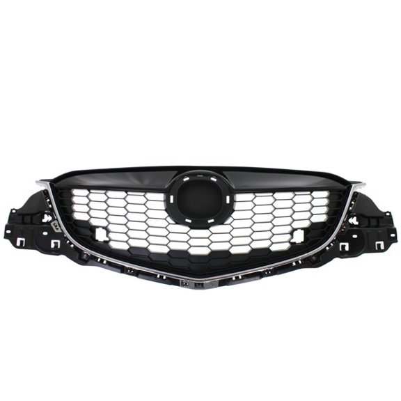 For 13 14 CX-5 CX5 Front Grille Assembly Black Mesh Insert/Chrome Trim Molding
