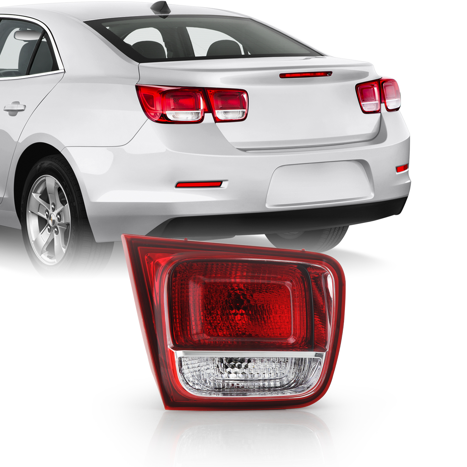 TYC 175272001 Tail Light Rear Left LH Inner Warranty for CHEVROLET