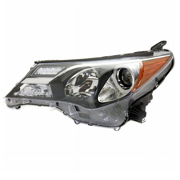 For 13-15 RAV4 Front Headlight Headlamp Halogen Head Light w/o Bulb Driver Side