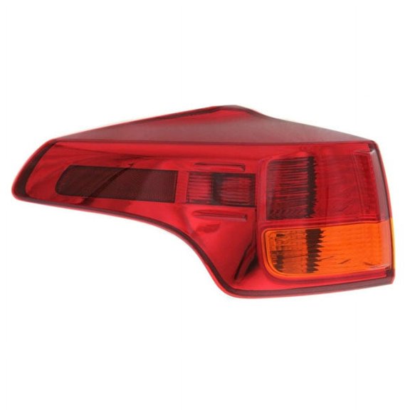 CAPA For 13-15 RAV4 Outer Taillight Taillamp Rear Brake Light w/Bulb Driver Side
