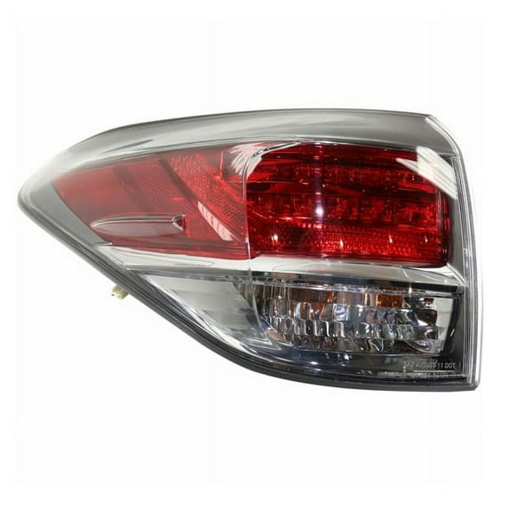 For 13-15 RX350/RX450h Canada Built Outer Taillight Taillamp w/Bulb Driver Side