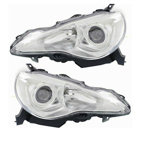 For 13-16 FR-S Coupe Halogen Headlight Headlamp Head Light Lamp w/Bulb PAIR SET