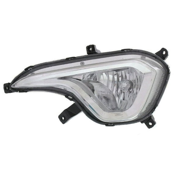 For 13-16 Santa Fe XL Front Driving Fog Light Lamp Assembly w/Bulb Driver Side