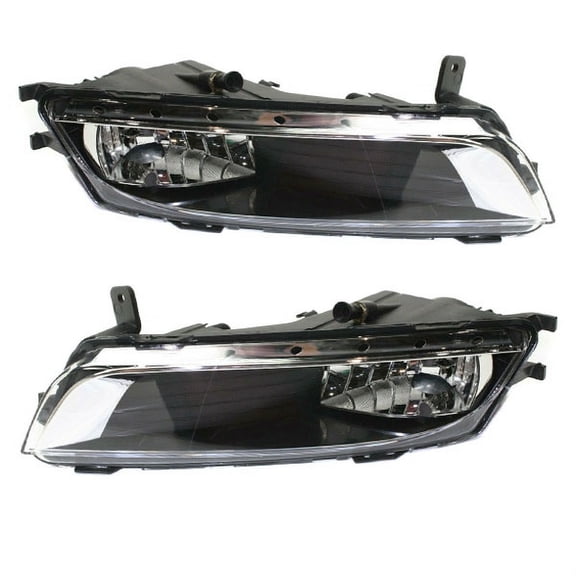 For 13-17 VW CC 2.0L 3.6L Front Driving Fog Light Lamp Assembly w/Bulb Set Pair