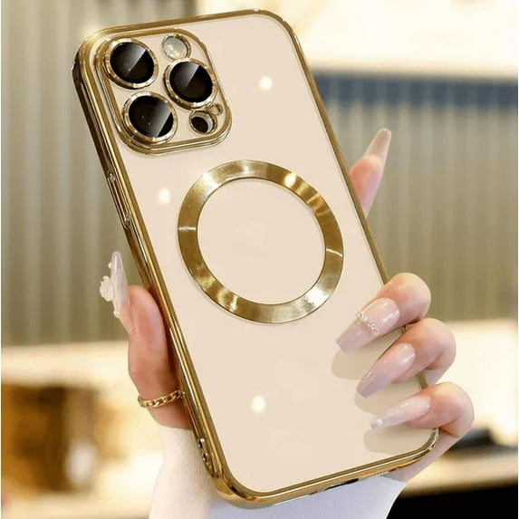 For 14 13 12 11 Pro Max Case Mag Safe Magnetic Camera Lens Cover