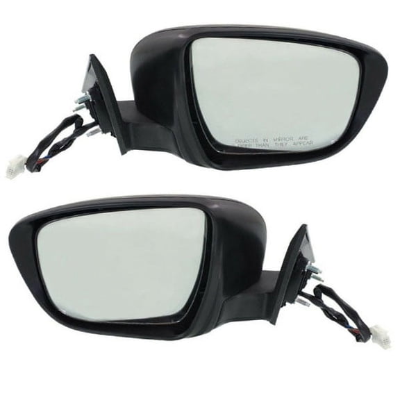 For 14 15 16 Rogue Rear View Mirror Power w/Signal Lamp & w/o Camera Set Pair