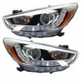 thumbnail image 1 of For 14-17 Accent Projector Headlight w/LED Daytime Running Light w/Bulb SET PAIR, 1 of 5