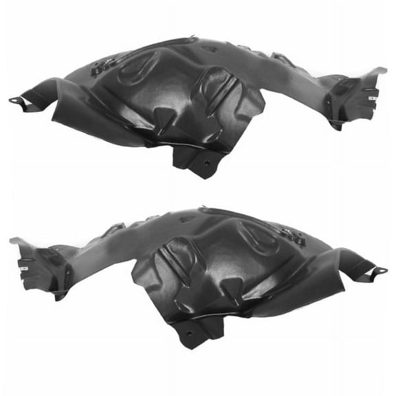 For 14-17 E-Class Front Forward Splash Shield Inner Fender Liner Panel SET PAIR