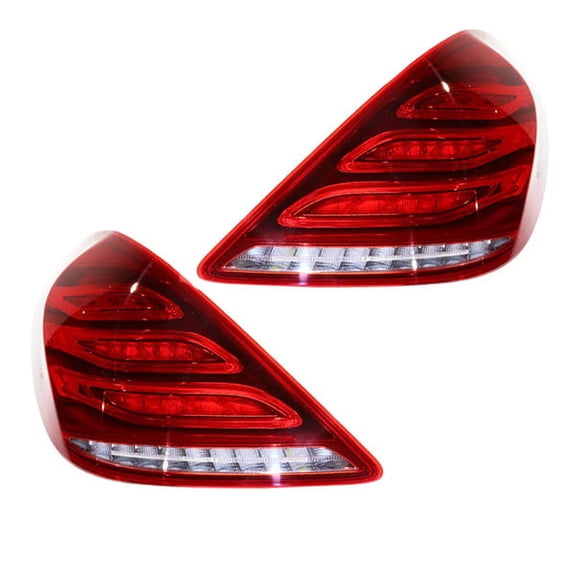 For 14-17 S-Class LED Taillight Taillamp Rear Brake Light Lamp w/Bulb SET PAIR
