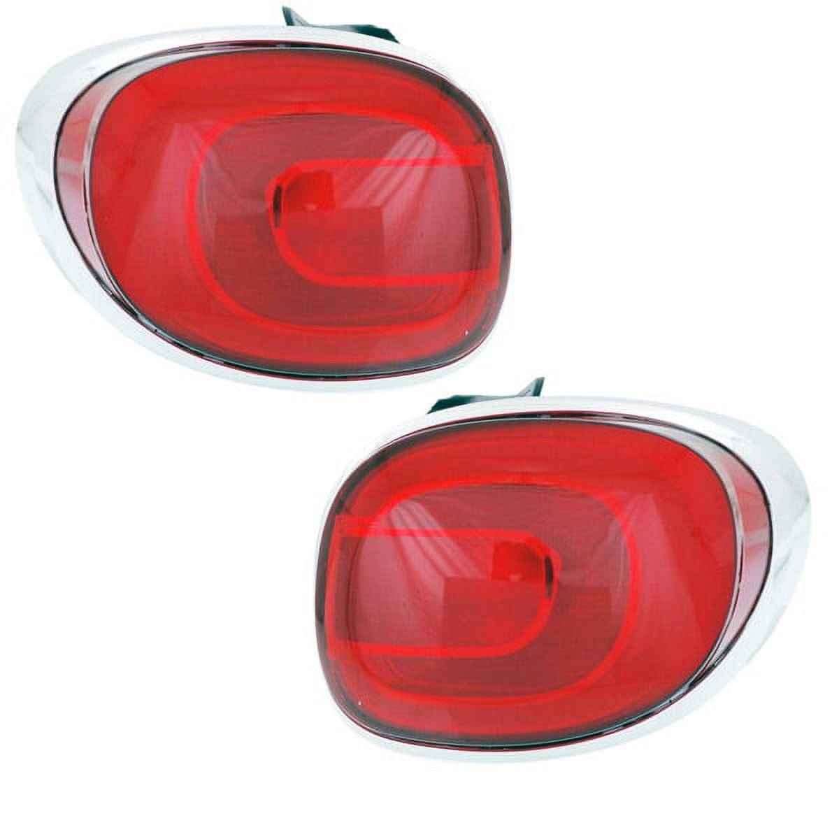 For 1418 500L Hatchback Taillight Taillamp Rear Brake Light Lamp Bulb SET PAIR