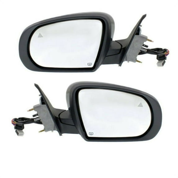 For 14-18 Cherokee Rear View Mirror Power Heated w/Signal & Blind Spot Set Pair