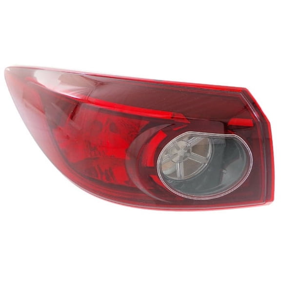For 14-18 Mazda3 Sedan Outer Taillight Taillamp Rear Tail Lamp w/Bulb Left Side