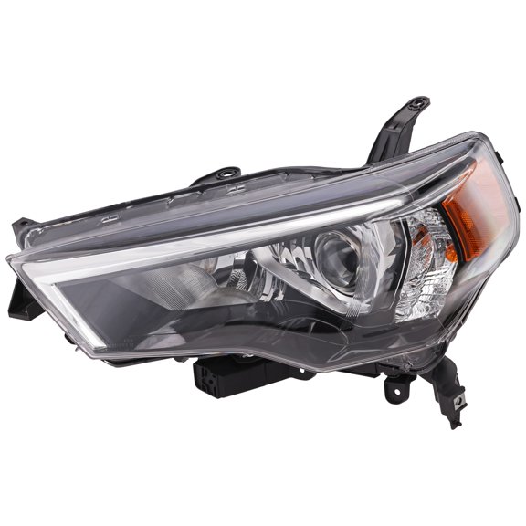 For 14-20 4Runner Headlight Headlamp Head Light w/Bulb Black Interior Left Side