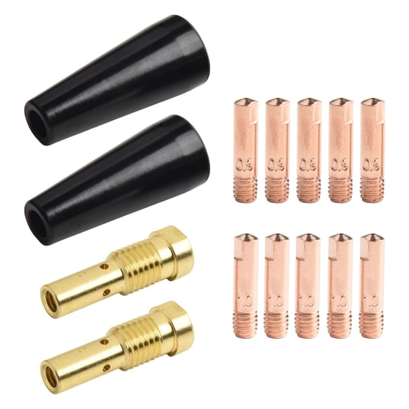 For 14Ak Gasless Nozzle Contact Tips Kit For Mag For Mig For Mb14 Welding Torch