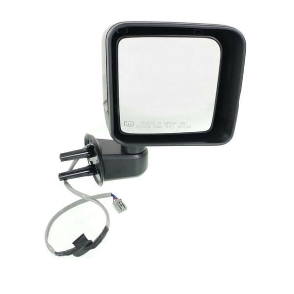 For 15 16 17 Wrangler Rear View Mirror Assembly Power Heateded Smooth Right Side