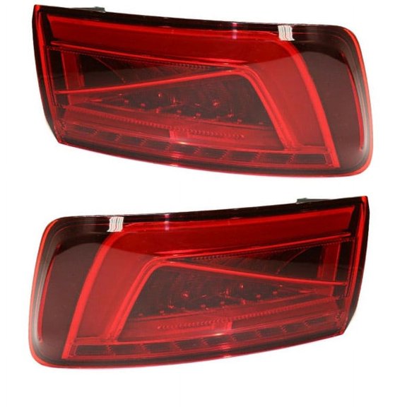 For 15-16 A3/A3 Quattro/S3 Outer Taillight Taillamp Rear Brake Light SET PAIR