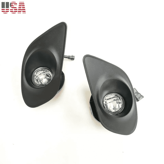 For 15-19 Dodge Charger SRT Bezel Wire Harness Hellcat LED Fog Light Lamp Set