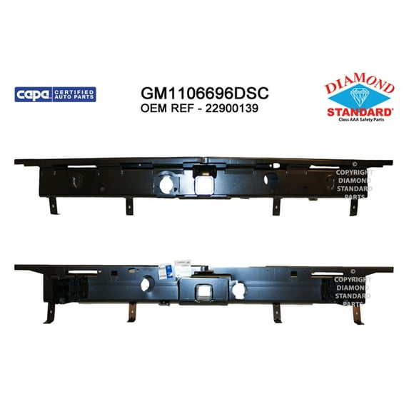 For 15-20 Tahoe/Yukon w/Power Park Brake Rear Bumper Reinforcement Beam - CAPA