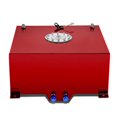 thumbnail image 1 of For 15.5-Gallon Aluminum Street/Drift/Strip/Racing Fuel Cell Red Gas Tank with Level Sender and Silver Cap, 1 of 5