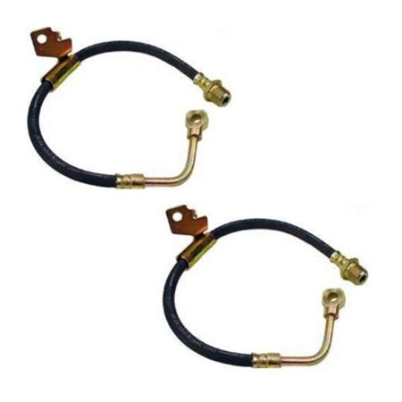 For 1500 2500 3500 Set of 2 Brake Lines Front Driver & Passenger Pair