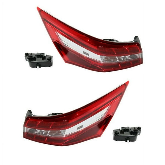 For 16 17 18 Avalon & Hybrid Outer Taillight Taillamp Tail Light Lamp Set Pair