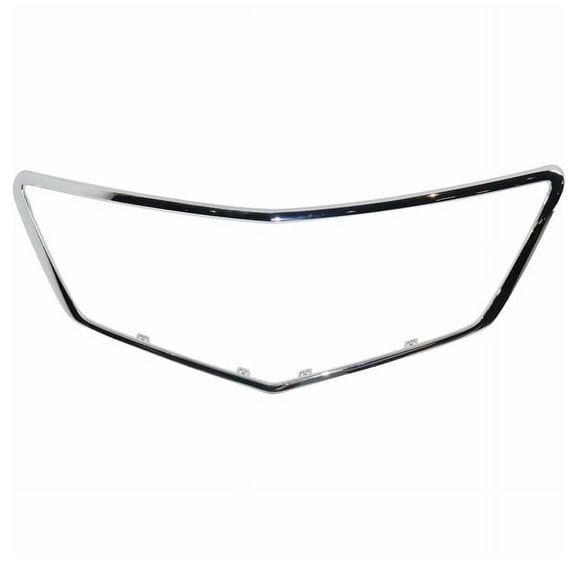For 16 17 18 RDX Front Outer Grill Grille Outline Trim Surround Chrome Assembly