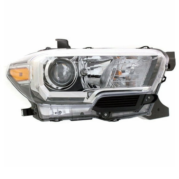 For 16-17 Tacoma Front Halogen Headlight Headlamp w/o LED DRL w/Bulb Right Side