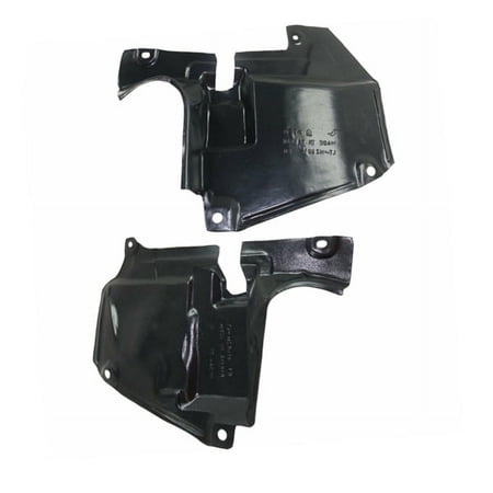 For 16-18 CX-9, 2017 CX-5 Front Engine Splash Shield Cover Guard LH+RH SET PAIR