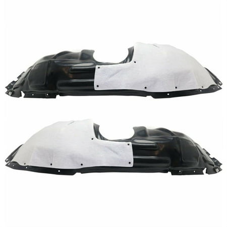 For 16-18 Cherokee w/o Off-Road Front Splash Shield Inner Fender Liner SET PAIR