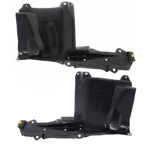 For 16-18 Prius Front Engine Splash Shield Under Car Cover Left & Right SET PAIR
