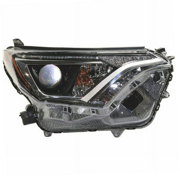 For 16-18 RAV4 Front Headlight Headlamp Projector Head Light w/Bulb Right Side