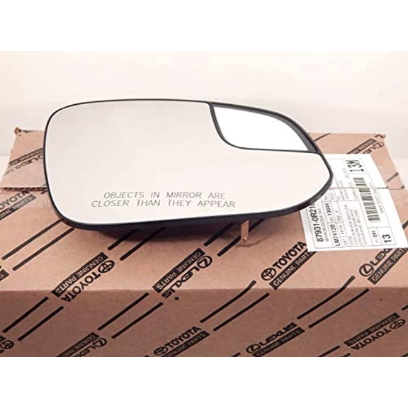 For 16-18 Rav4 Right Pass Mirror Glass Heated w/Holder OEM