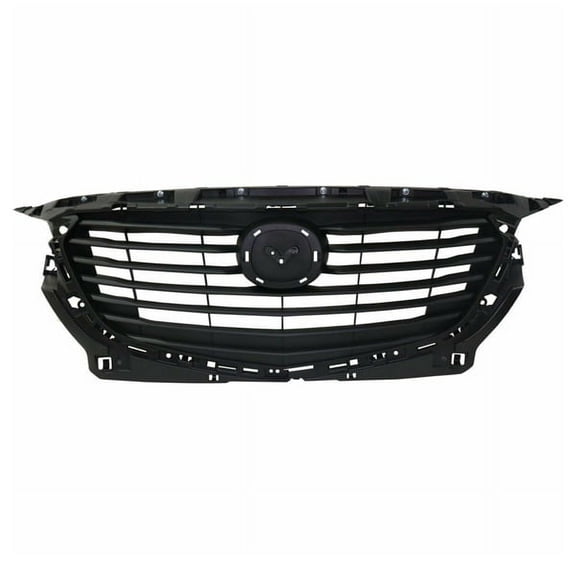 For 16-19 CX-3 Front Grille Assembly Textured Dark Gray w/o Radar Cruise Control