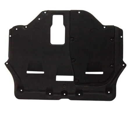 For 16-20 Optima Rear Engine Splash Shield Under Car Cover Guard Black Plastic