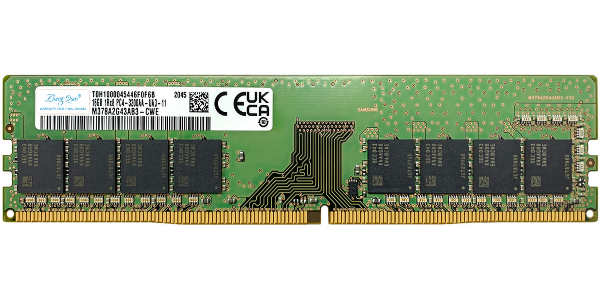 For 16G 1RX8 PC4-3200AA-UA3-11 M378A2G43AB3-CWE Desktop - Walmart.com