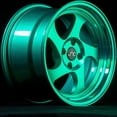 thumbnail image 1 of For 16x9 inch (1 Single Wheel Only) JNC Wheels - 16" JNC034 Transparent Green Rim - 4x100 JNC Wheels-18515663558, 1 of 2