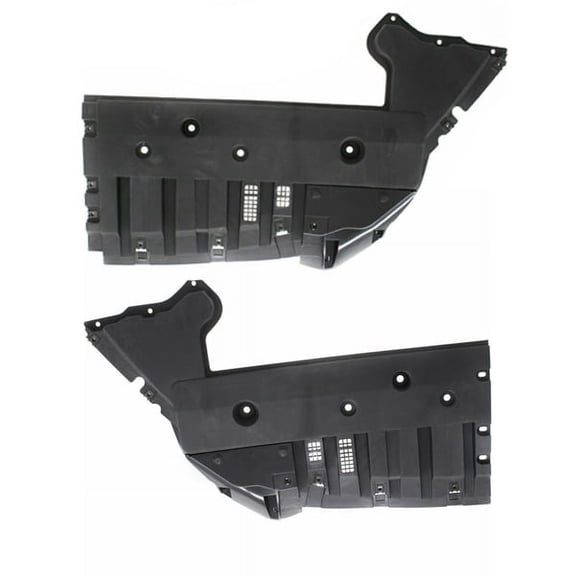 For 17-18 Focus Front Engine Splash Shield Undercar Cover Guard LH+RH SET PAIR