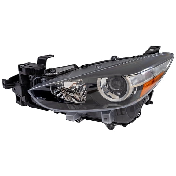 For 17-18 Mazda3 Front Halogen Headlight Headlamp Head Light w/Bulb Driver Side
