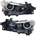 thumbnail image 1 of For 17-18 Mazda3 Front Halogen Headlight Headlamp Head Light w/Bulb SET PAIR, 1 of 5