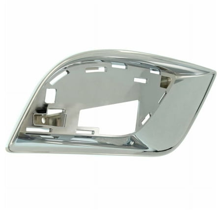 For 17-19 GR. Cherokee Front Bumper Grille Trim Chrome Bezel Molding Right Side