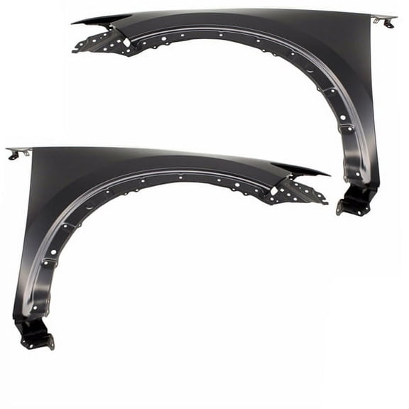 For 17-20 CX-5 Front Fender Quarter Panel Primed Steel w/Molding Holes SET PAIR