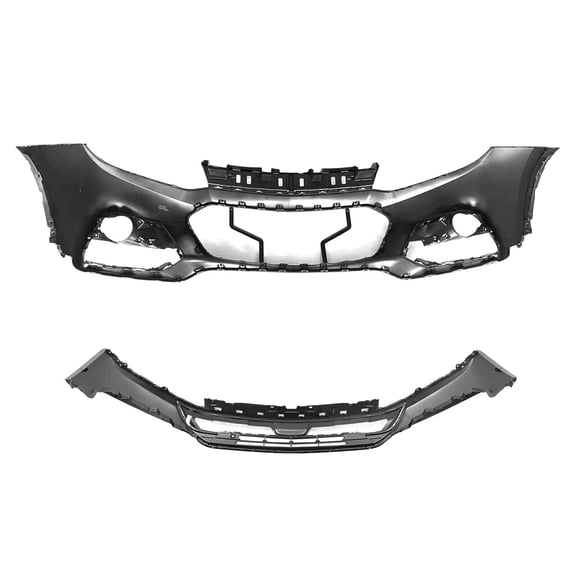 For 17-21 Chevrolet Trax 1.4L New Front Lower & Upper Bumper Cover Fascia