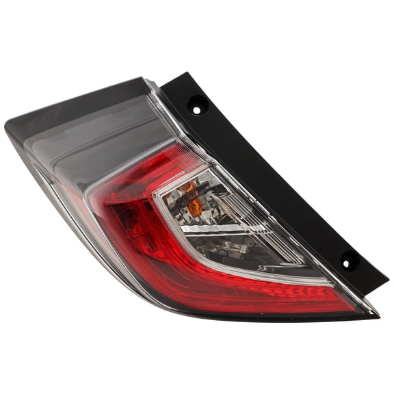 For 17-21 Civic Hatchback Outer Taillight Taillamp Brake Light w/Bulb Left Side