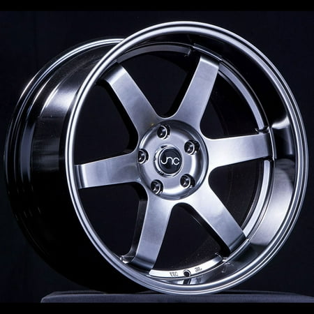 For 17x8.25 inch (1 Single Wheel Only) JNC Wheels - 17" JNC014 Hyper Black Rim - 4x100/4x114.3 JNC Wheels-24828306246