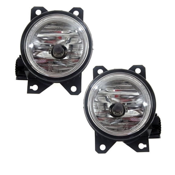 For 18-19 FIT 16-19 Civic Front Driving Fog Light Lamp Assembly w/Bulb Set Pair