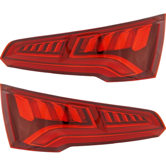 For 18-20 Q5 SQ5 Taillight Taillamp Rear Brake Light Lamp with Bulb SET PAIR