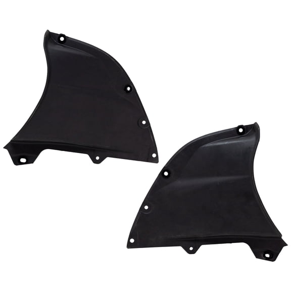 For 19-20 Mazda3 Engine Splash Shield Under Cover Guard Black Plastic SET PAIR