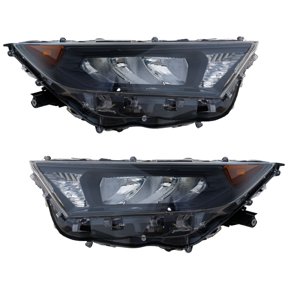 For 19-22 RAV4 LE Front Headlight Headlamp Head Light Lamp w/o Bulb SET PAIR