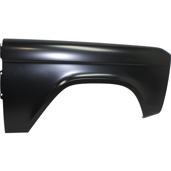 For 1966-1977 Bronco Fender Front, Right Primed Steel FO1241176 D7TZ16005A