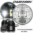For 19671972 Chevy C10 7 inch LED Headlight Round DOT Approved HiLo